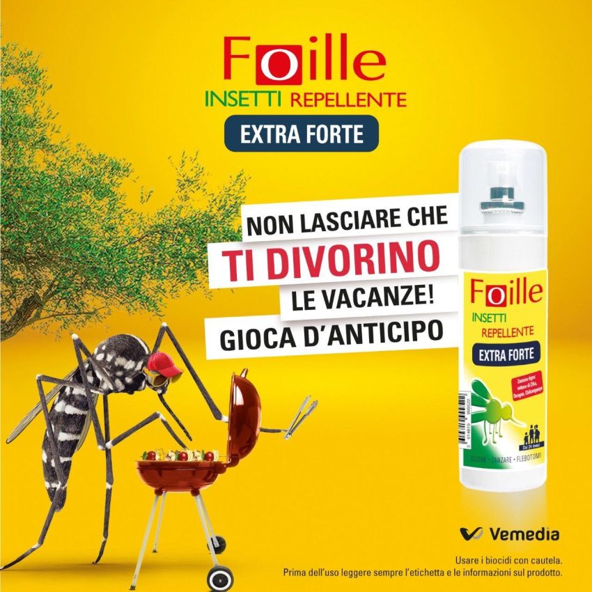 Foille Insetti: Repellente Extra Forte da 100ml