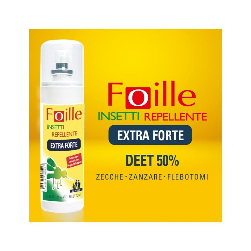 Foille Insetti: Repellente Extra Forte da 100ml