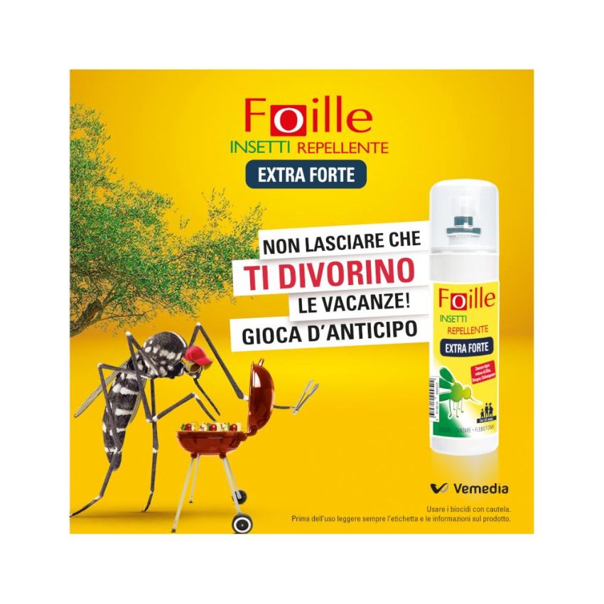 Foille Insetti: Repellente Extra Forte da 100ml