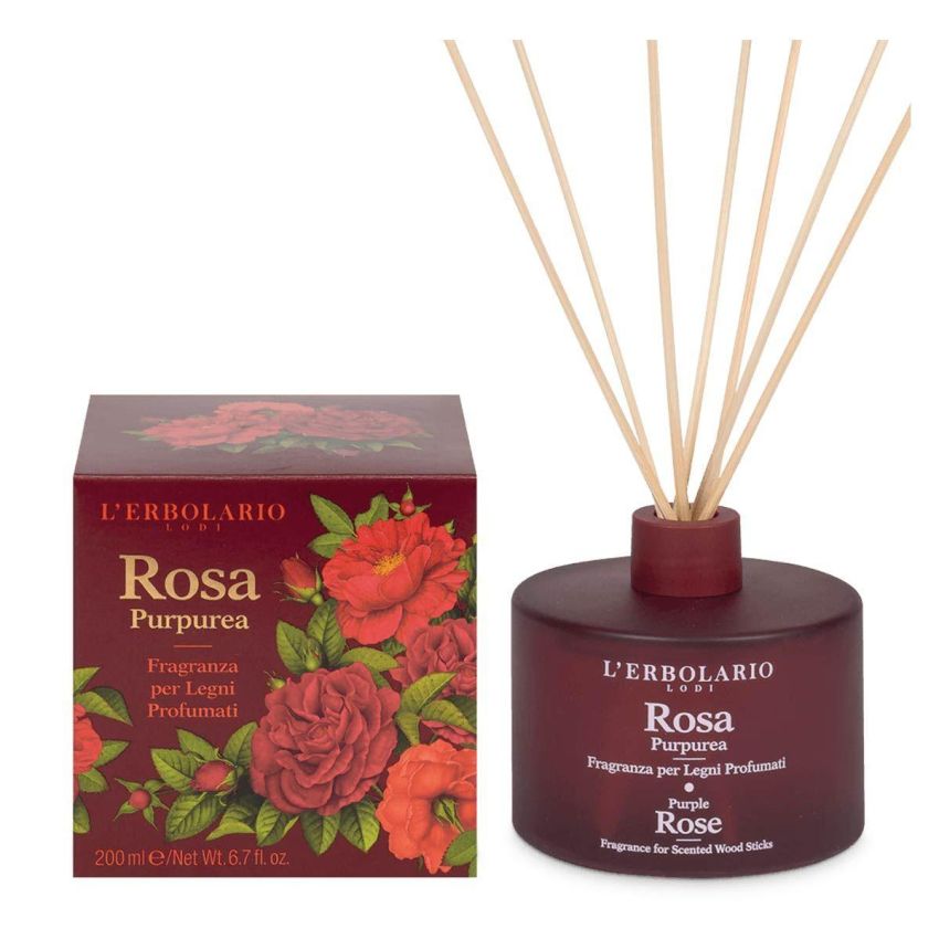 Fragranza Rosa Purpurea per Legni Profumati L'Erbolario - 200ml