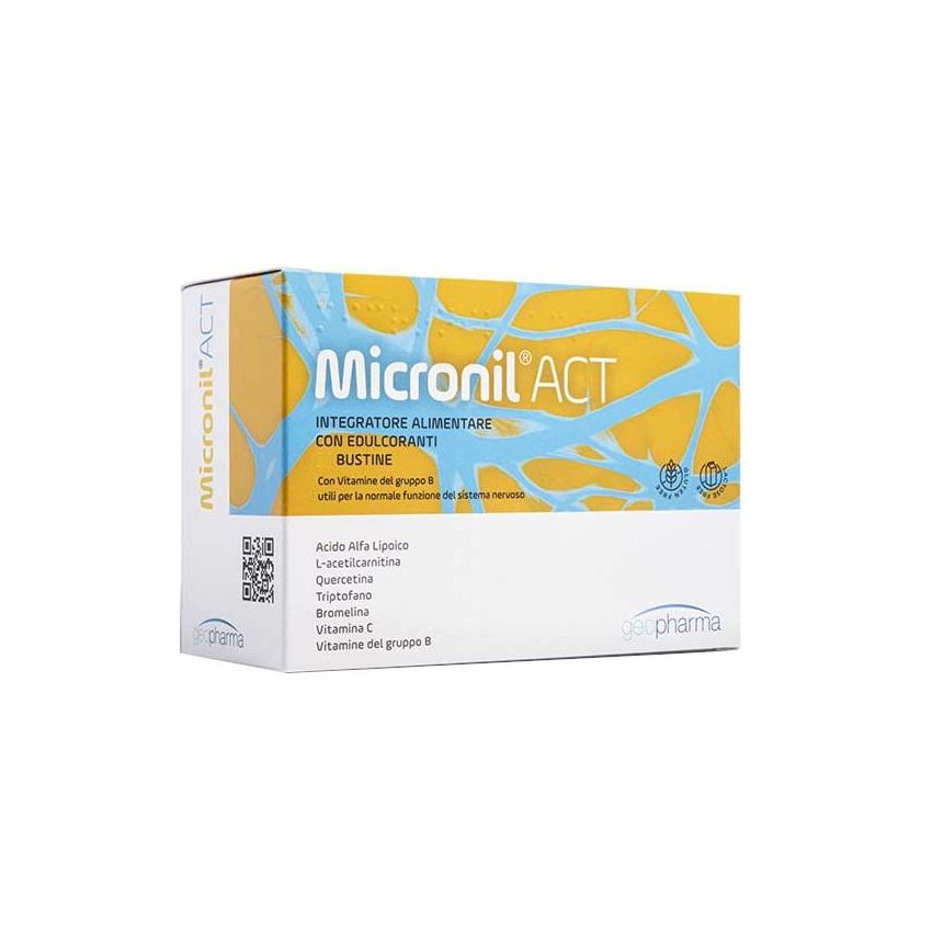 Micronil Act - Integratore Alimentare in Bustine, 30 Pezzi
