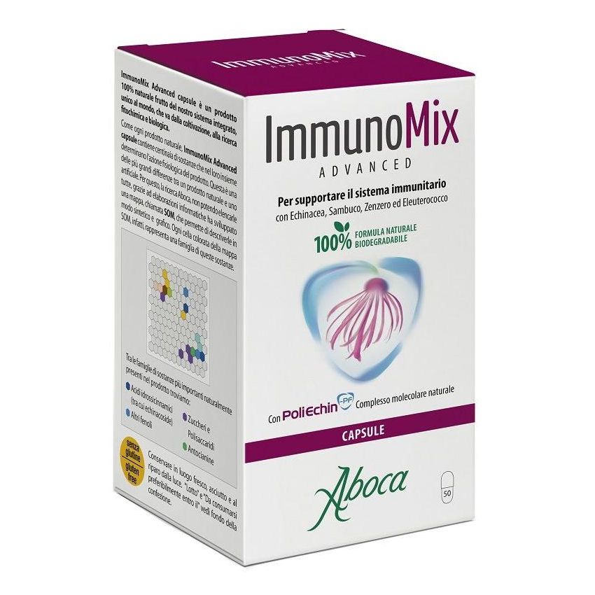 Aboca Immunomix Advanced - Supplemento Immunitario 50 Capsule