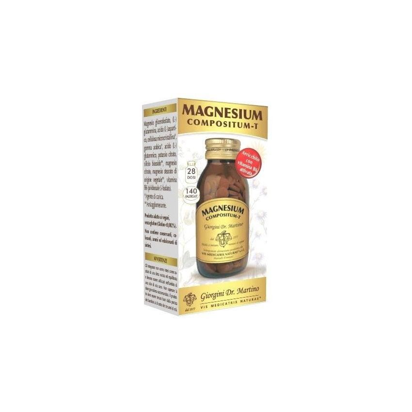 Magnesio Compositum-T - Piastrine di Supporto Energetico da 140
