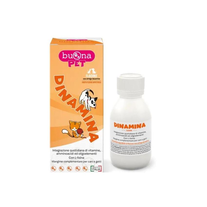 Dinamina di Buona Pet: Mangime Complementare Nutriente per Cani e Gatti - 60g