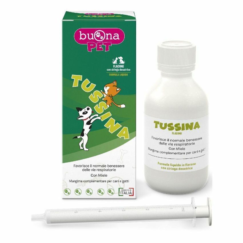 Tussina Buona Pet - Mangime Complementare per Cani e Gatti, 100g