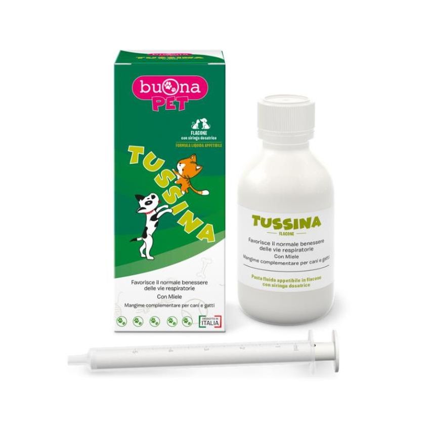Tussina Buona Pet - Mangime Complementare per Cani e Gatti, 100g