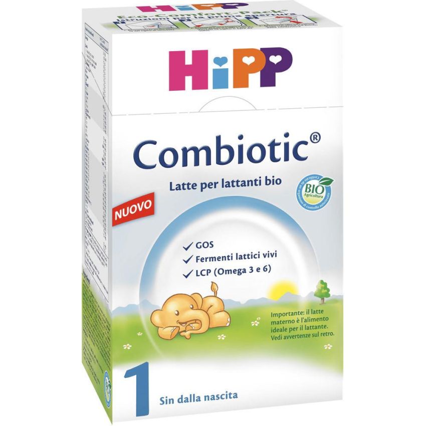 Hipp Bio Combiotic 1 Latte Organico per Neonati, 600g