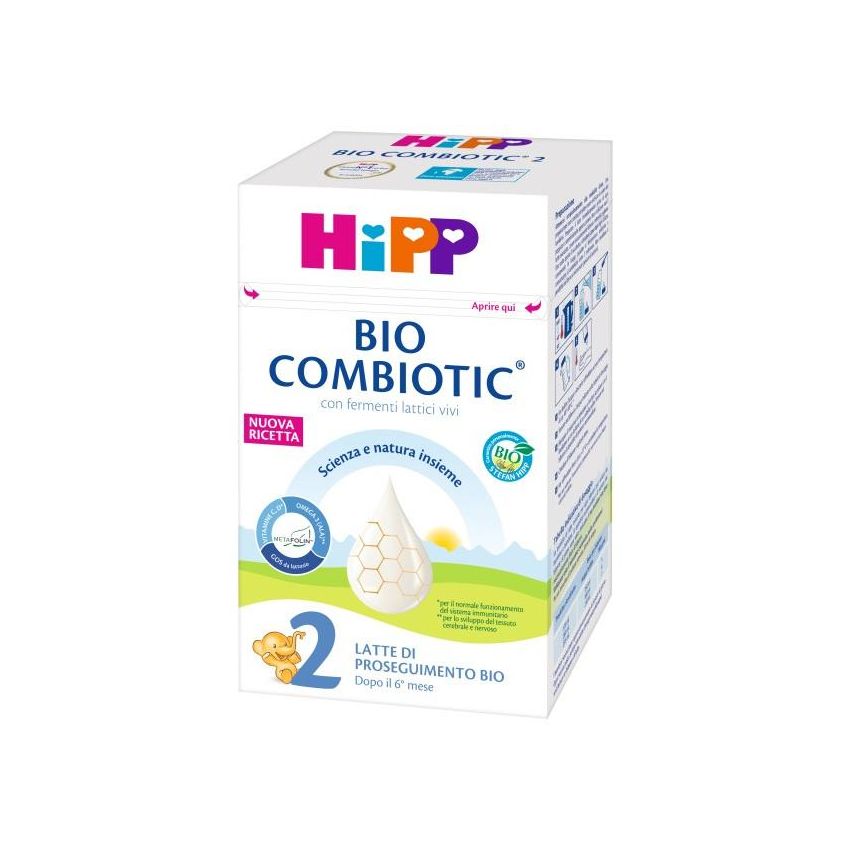 Hipp Bio Combiotic 2 - Latte di Proseguimento Ecologico 600g
