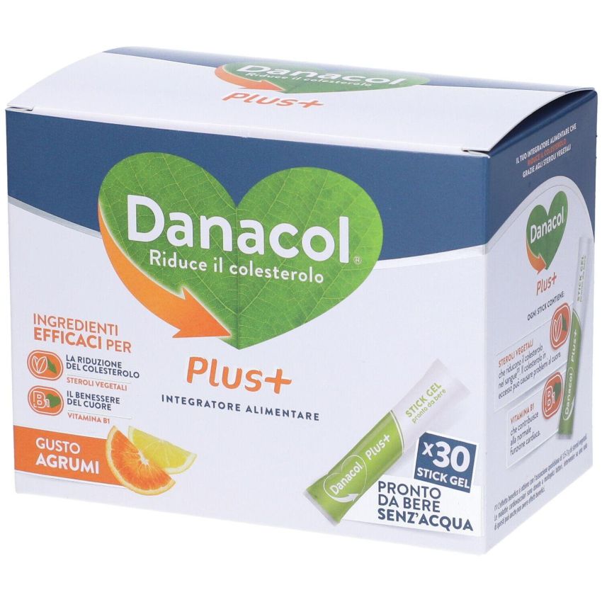 Danacol Plus+ in Stickgel Format - 30 Pack