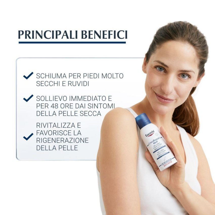 Eucerin Urearepair Plus Mousse per Piedi - 150ml