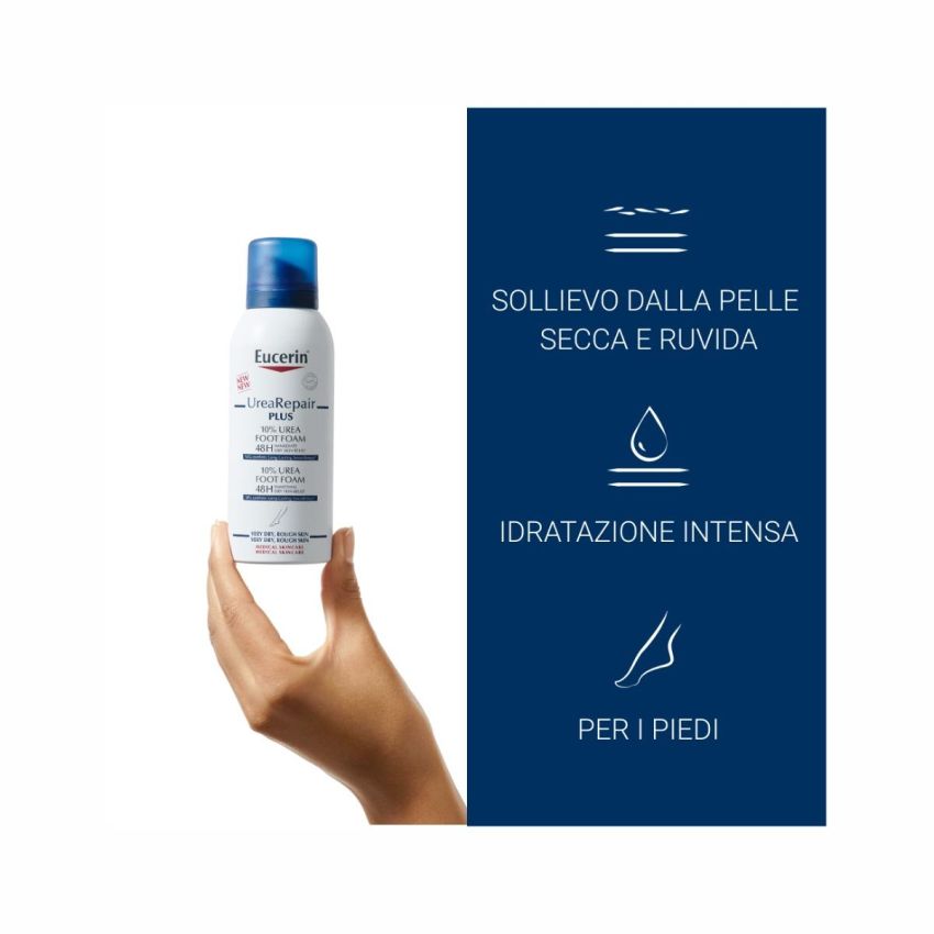 Eucerin Urearepair Plus Mousse per Piedi - 150ml