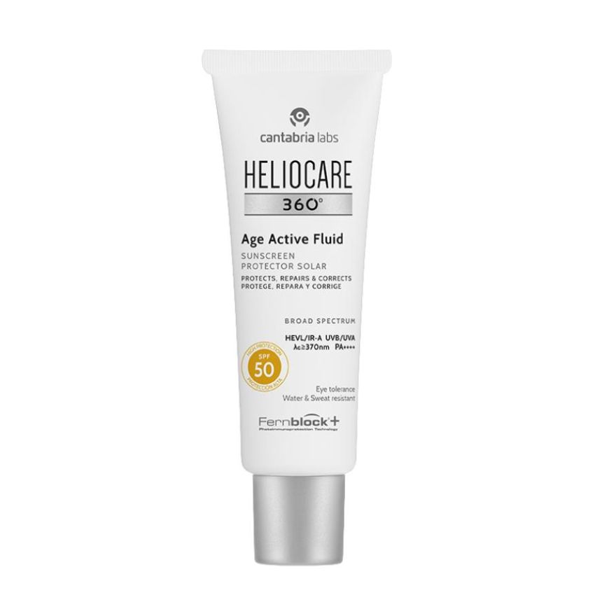 Heliocare 360 Age Active SPF 50 - Fluido Solare Anti-Invecchiamento 50ml