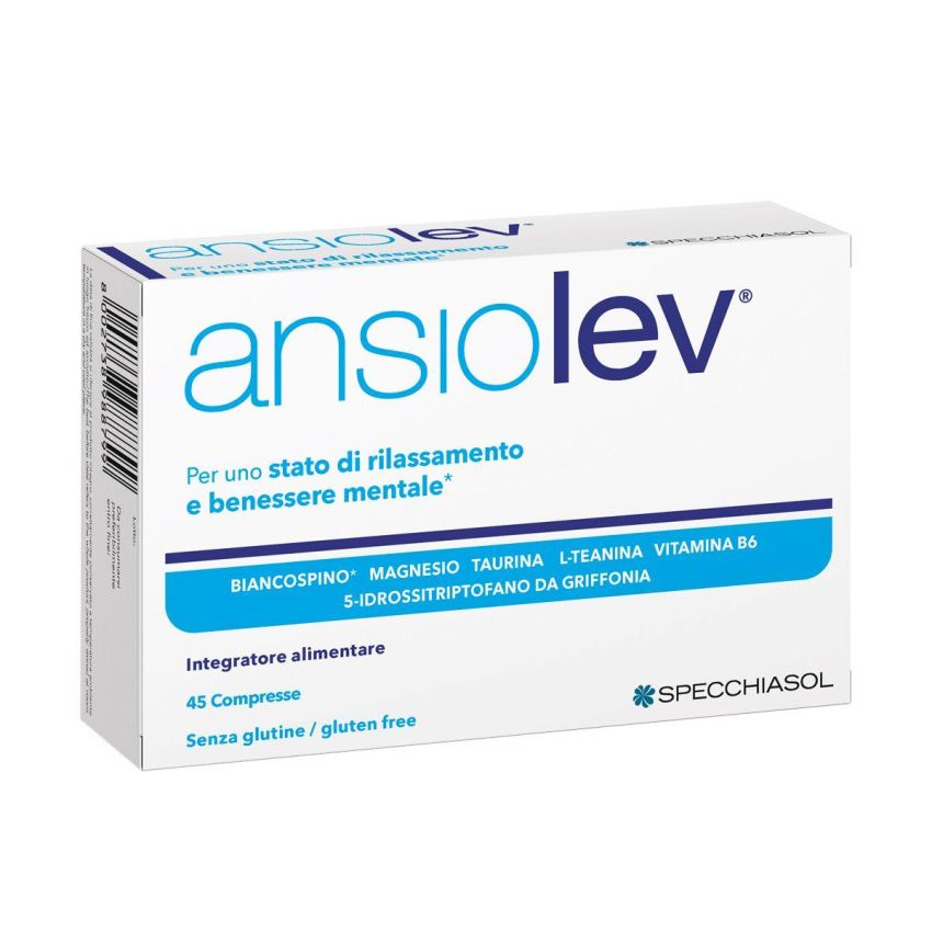 Ansiolev - Pillole per Ansia e Stress, 45 Compresse