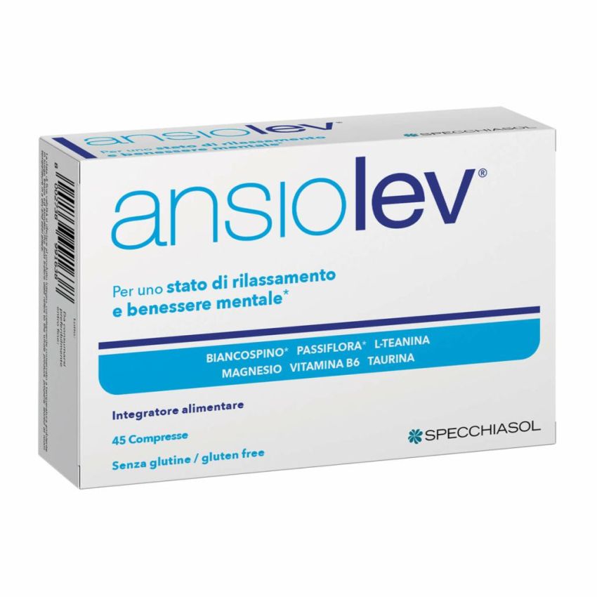 Ansiolev - Pillole per Ansia e Stress, 45 Compresse