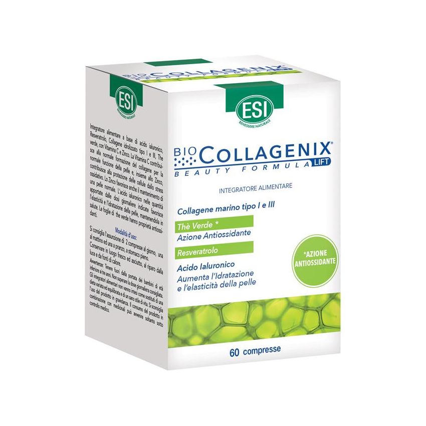 Biocollagenix Esi - Integratore con Collagene, 60 Compresse