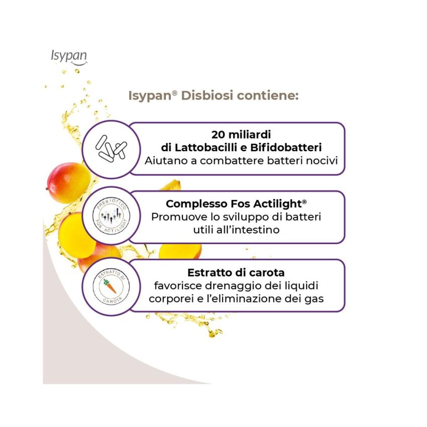 IsoSymbio - 12 Bustine Orosolubili per Disbiosi Intestinale