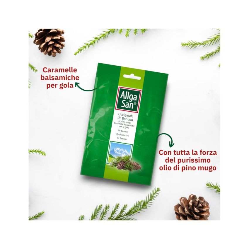 Allgasan Caramelle Balsamiche per la Gola, 75g
