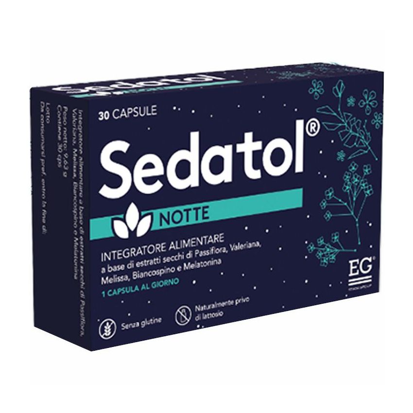 Sedatol Notte: Integratore Naturale per il Sonno - 30 Capsule