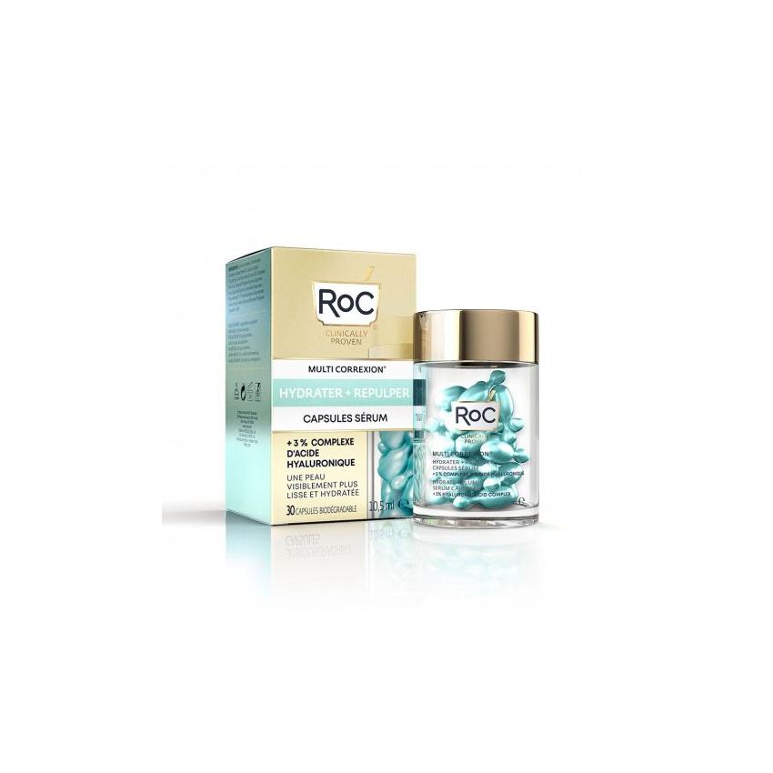 ROC Multi Correxion Siero Viso Idratante e Rimpolpante - 30 Capsule