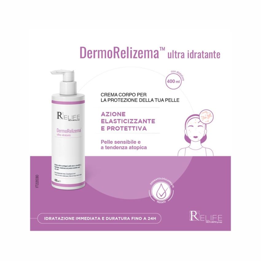 Relife Dermorelizema Crema Ultra Idratante, 400g