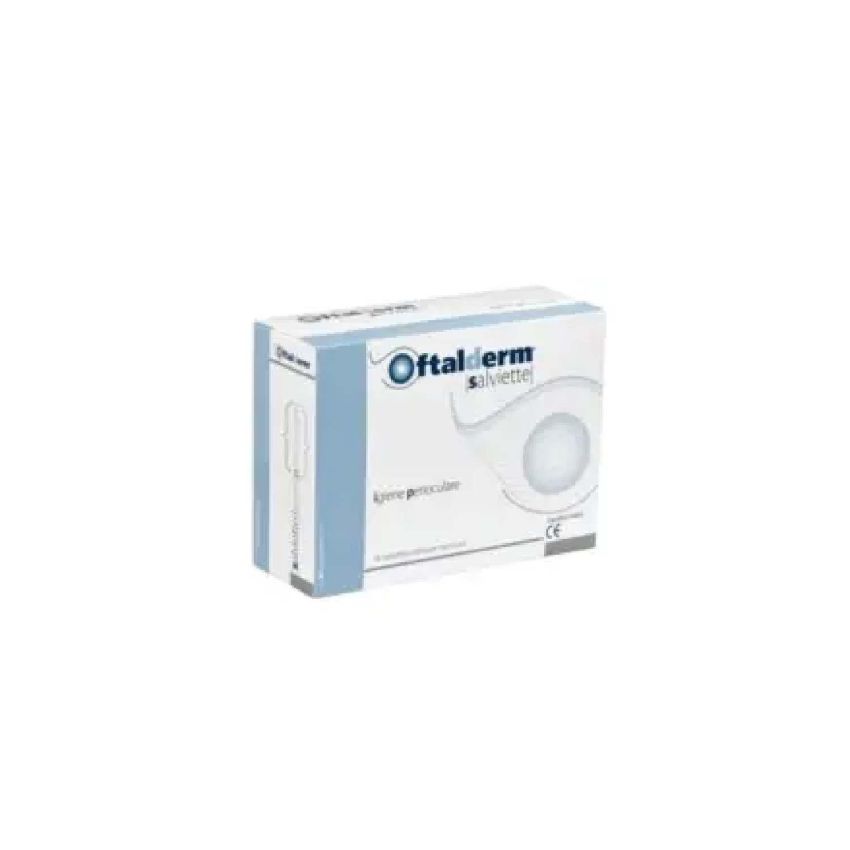 Oftalderm Salviette Oftalmiche Sterili Monouso - Confezione da 16 Pezzi