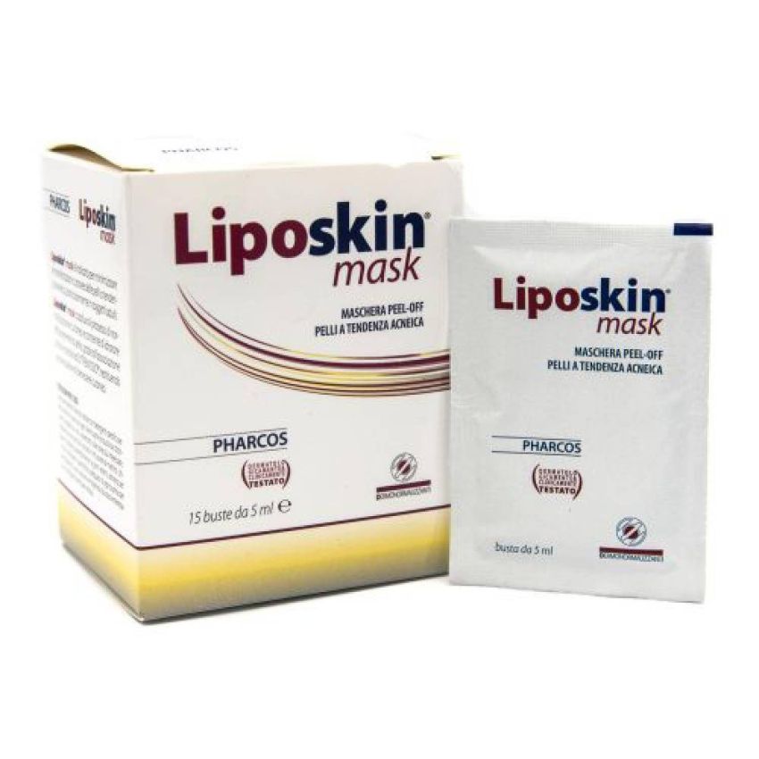 Pharcos Liposkin - Maschera Viso Rigenerante in Bustine, Confezione da 15