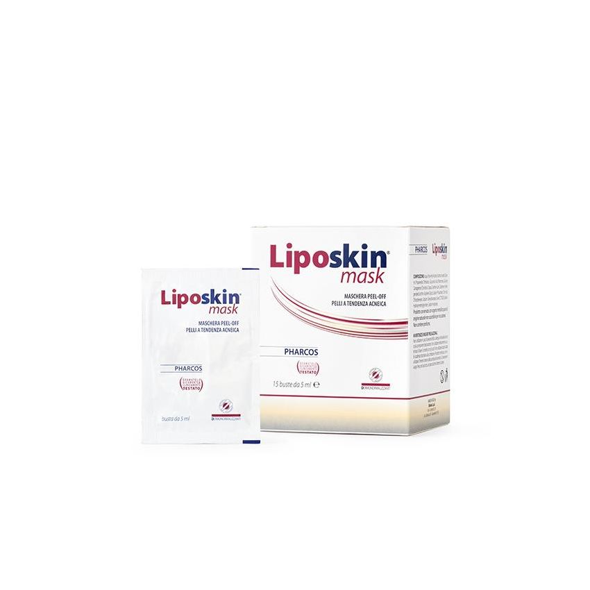 Pharcos Liposkin - Maschera Viso Rigenerante in Bustine, Confezione da 15