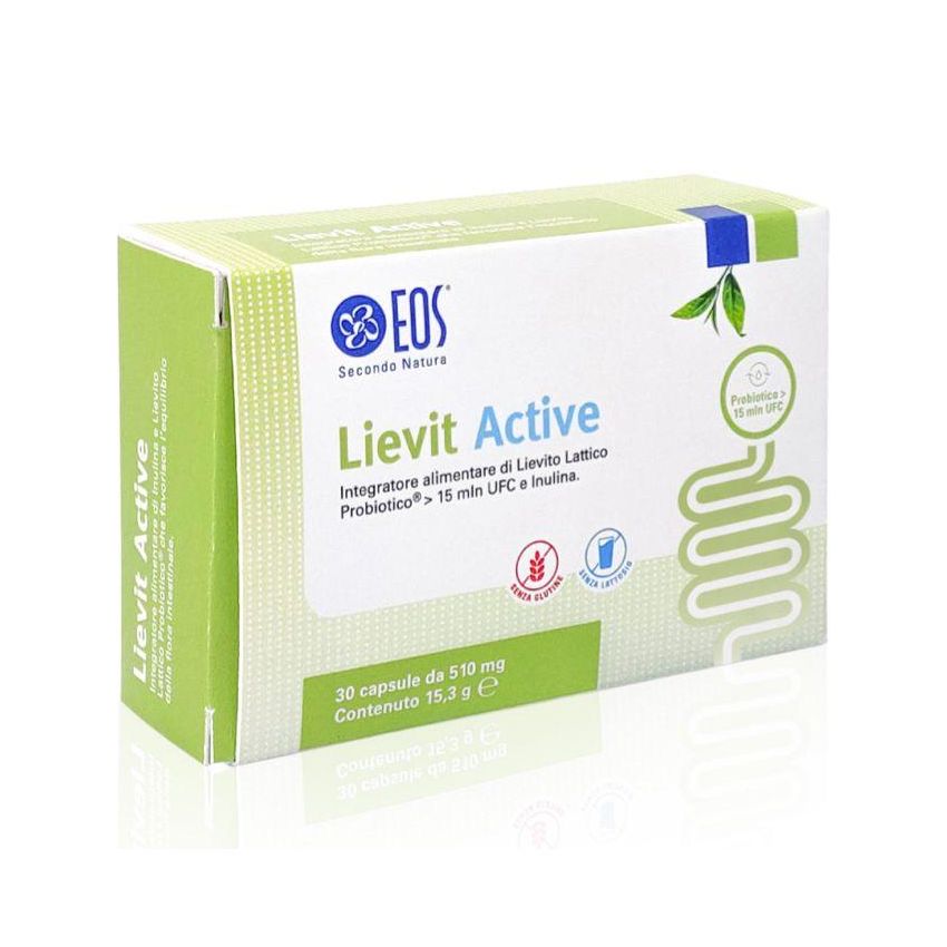 Eos Lievit Active - 30 Capsule per la Salute Intestinale