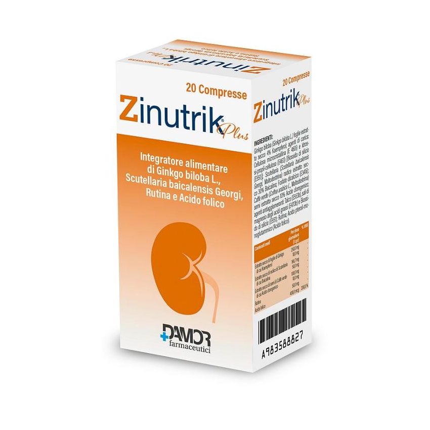 Zinutrik Plus Compresse Nutrizionali - Pacchetto da 20