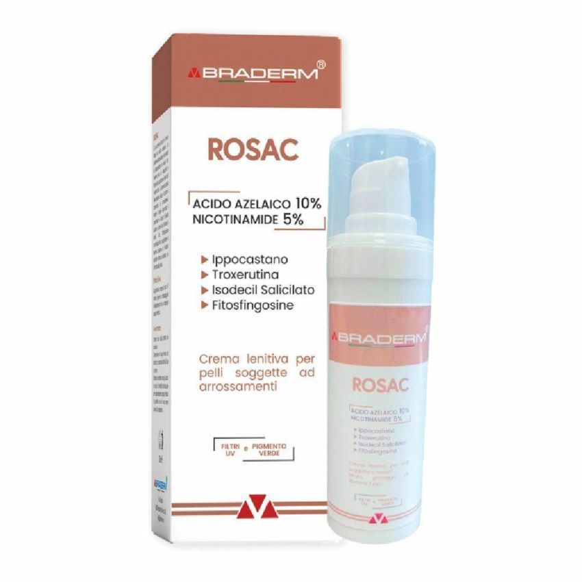 Braderm Rosac Crema Viso Lenitiva 30ml
