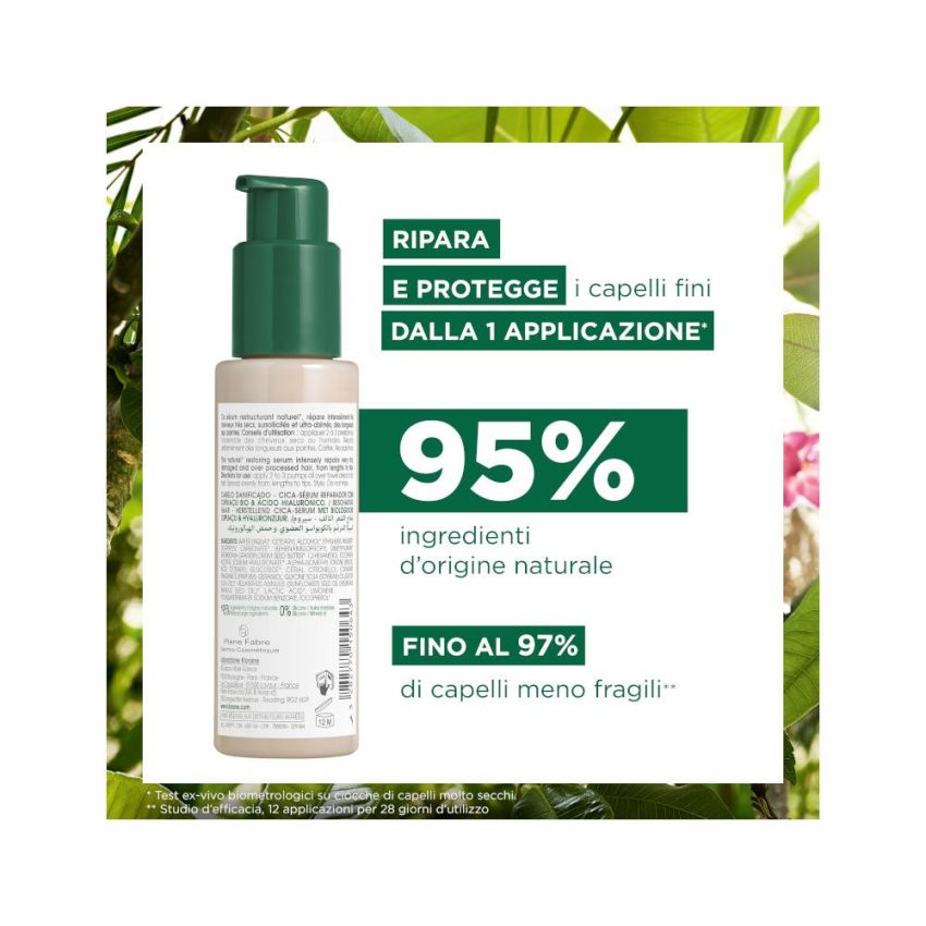 Klorane Siero Ristrutturante Bio con Burro di Cupuacu - 100ml