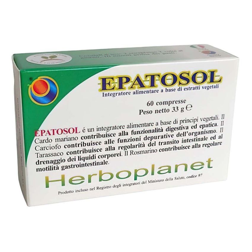 Epatosol Integratore per il Fegato - 60 Compresse
