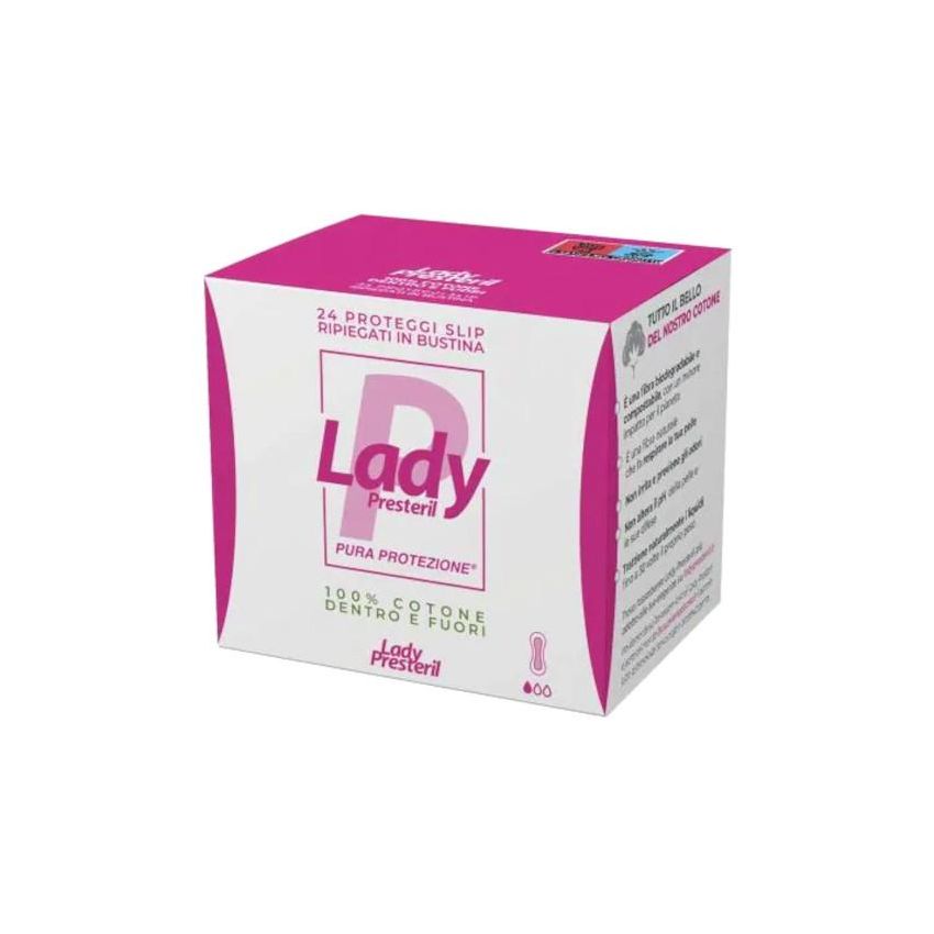 Proteggislip Presteril in Cotone per Donna, 24 Pezzi