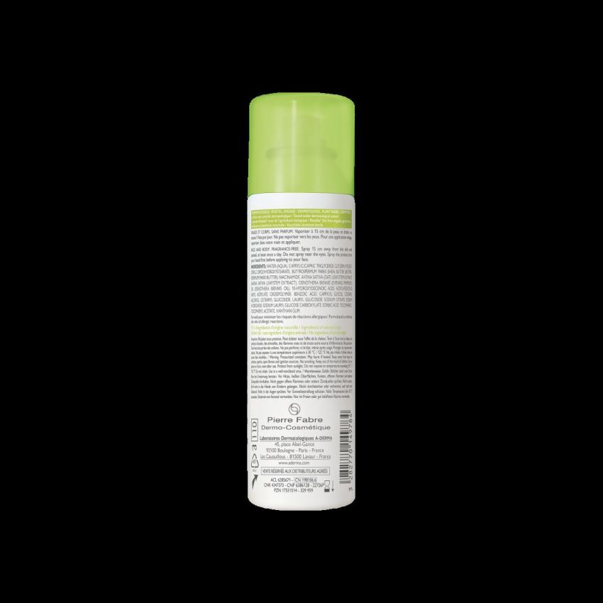 A-Derma Exomega Control Spray Emolliente 50ml