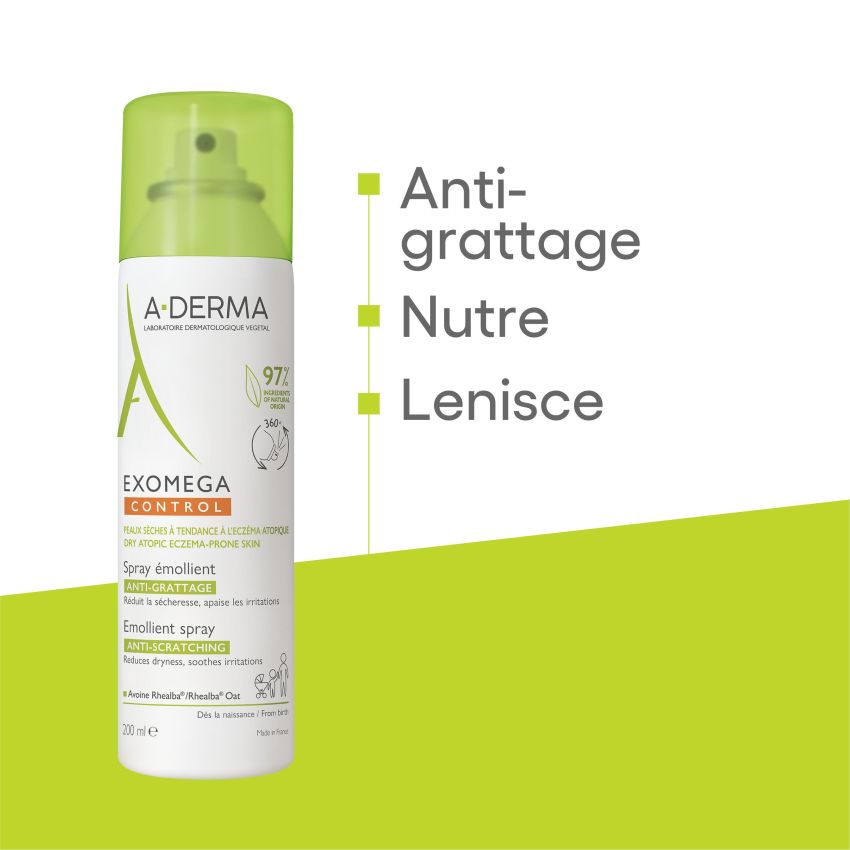 A-Derma Exomega Control Spray Emolliente Anti-Prurito 200ml