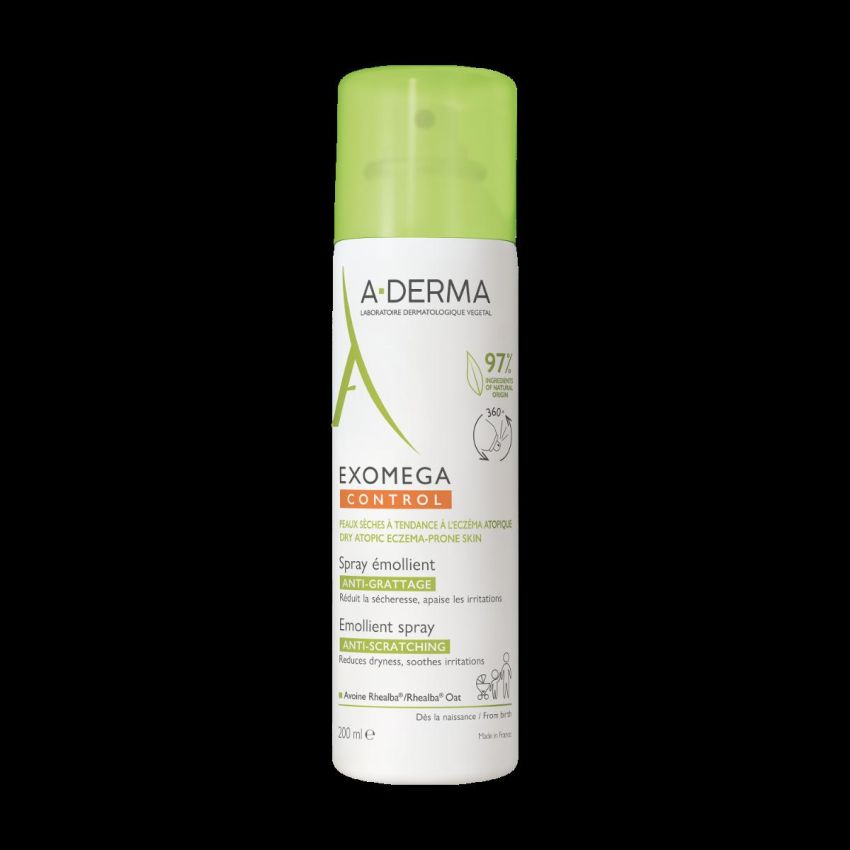 A-Derma Exomega Control Spray Emolliente Anti-Prurito 200ml