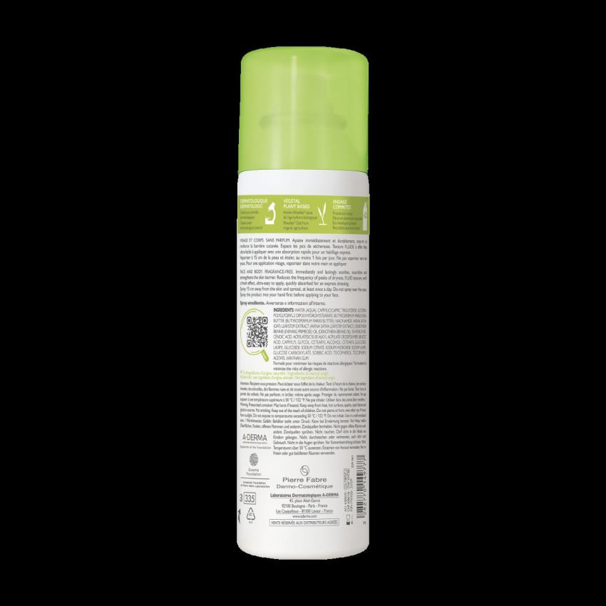 A-Derma Exomega Control Spray Emolliente Anti-Prurito 200ml