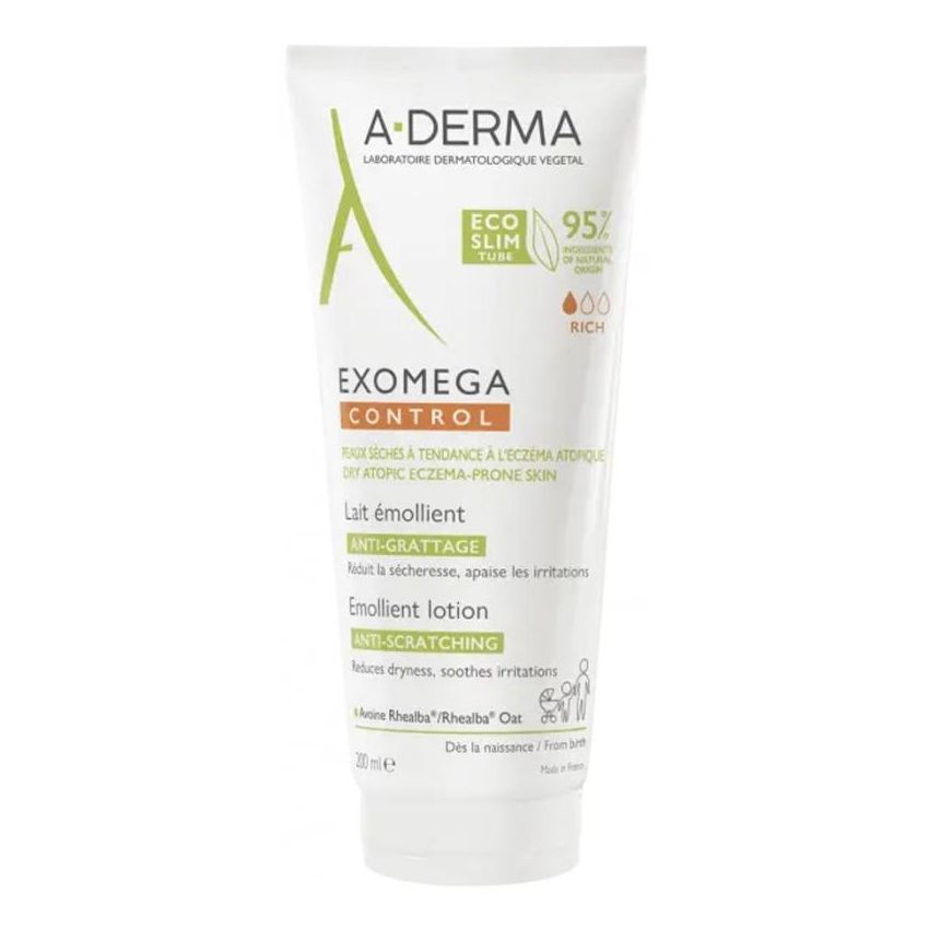 A-Derma Exomega Control - Latte Emolliente Antiprurito 200ml