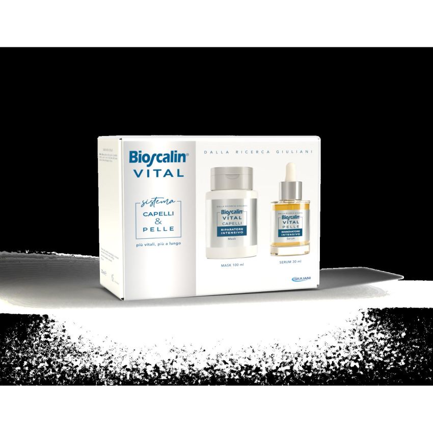 Bioscalin Vital Set: Maschera per Capelli 100ml e Siero per Viso & Collo 30ml