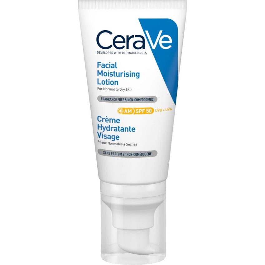 Cerave Crema Idratante per il Viso SPF50, 50ml