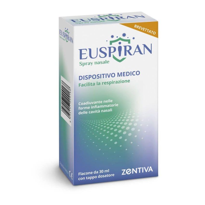 Euspiran Spray Nasale - Soluzione per Congestione Nasale, 30ml