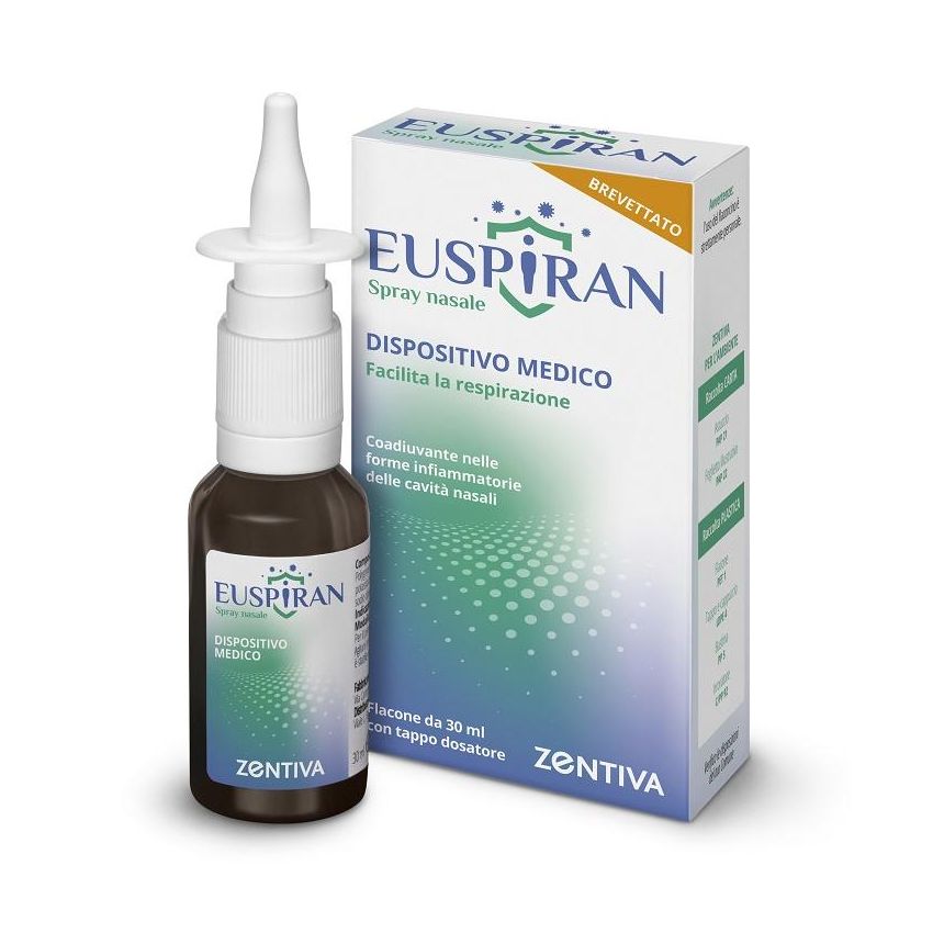 Euspiran Spray Nasale - Soluzione per Congestione Nasale, 30ml