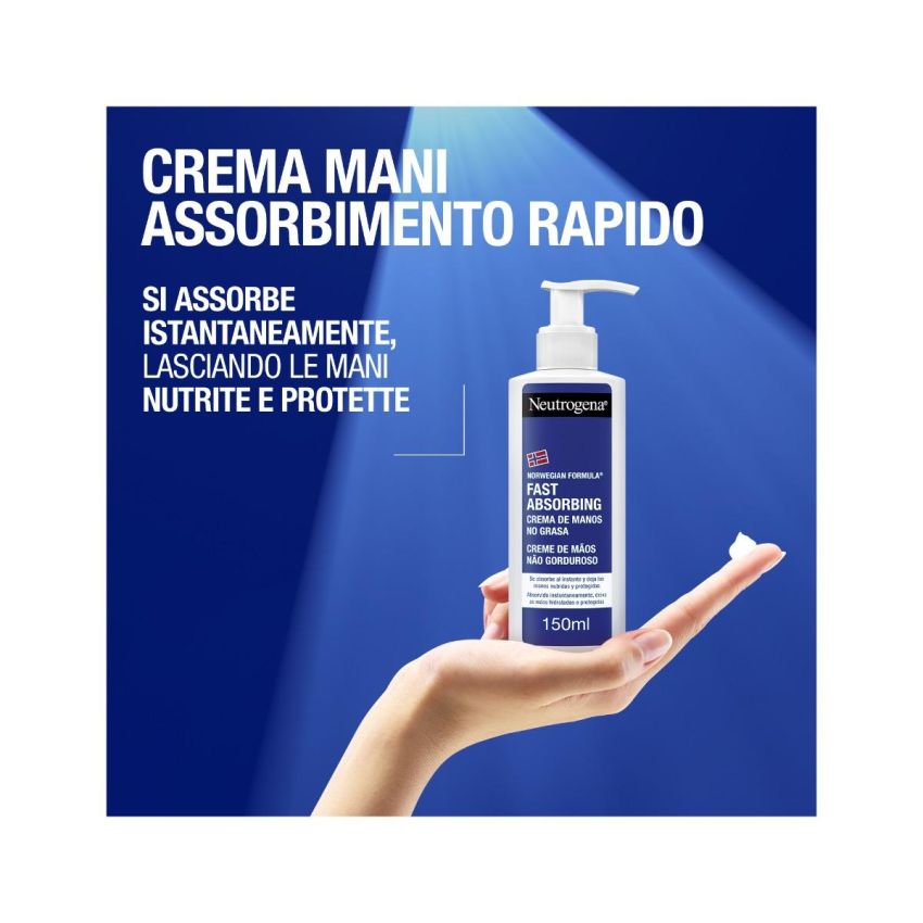 Neutrogena Crema Mani a Rapido Assorbimento - 150ml