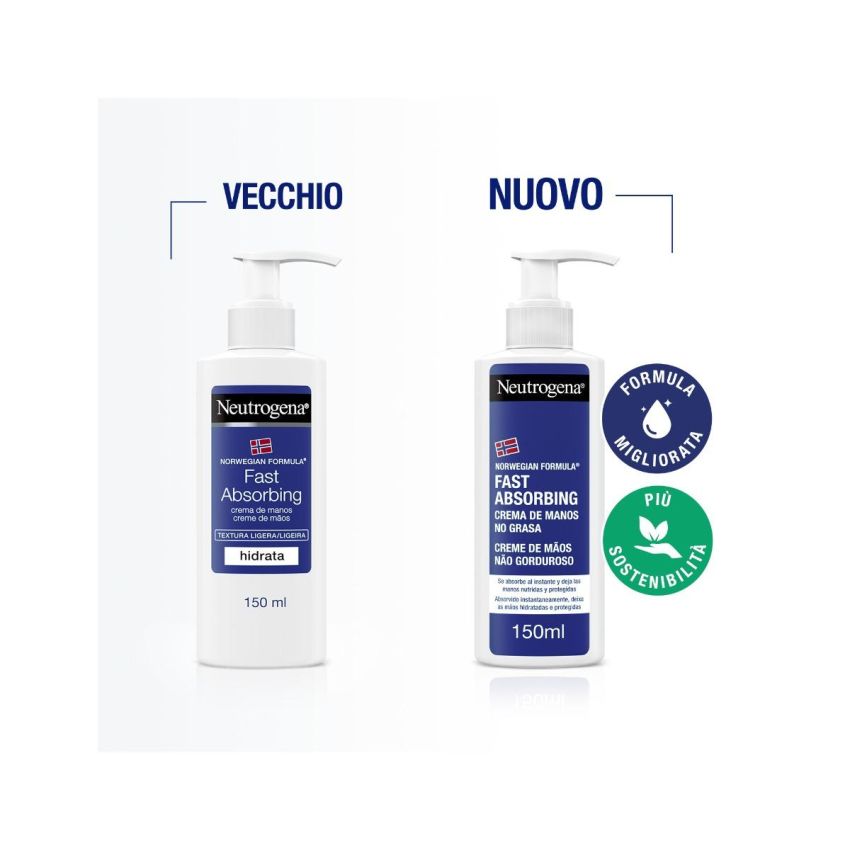 Neutrogena Crema Mani a Rapido Assorbimento - 150ml