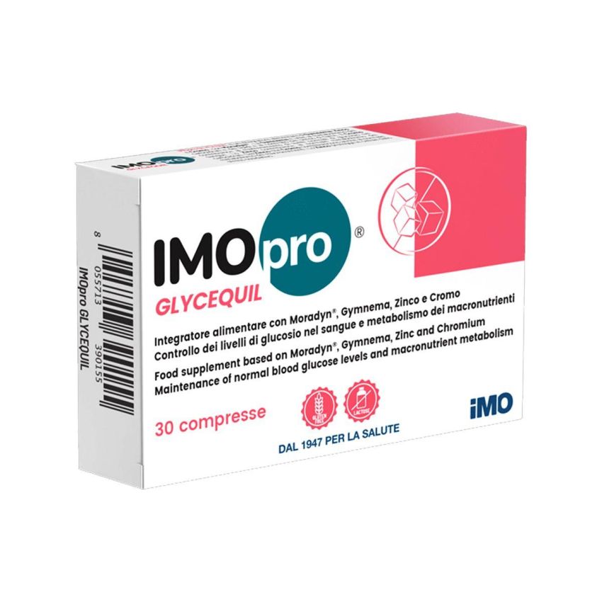 Imopro Glycequil - Integratore per il Controllo della Glicemia - 30 Compresse