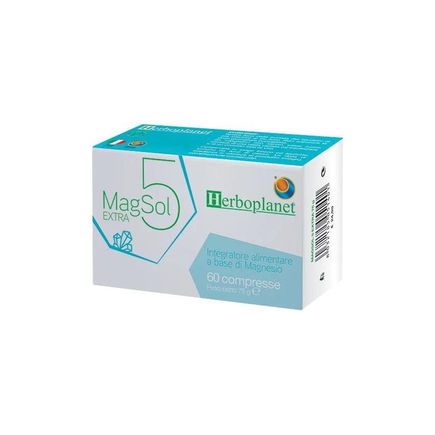 Herboplanet Magsol 5 Extra - Integratore Alimentare 60 Compresse