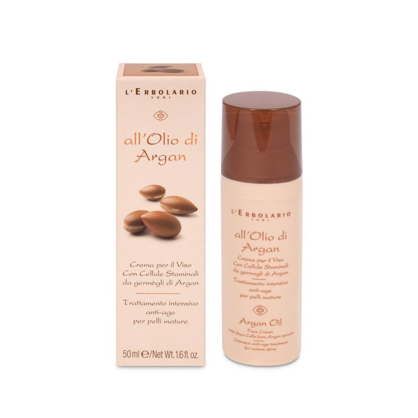 L'Erbolario Crema Anti-Invecchiamento Viso con Olio di Argan - 50ml