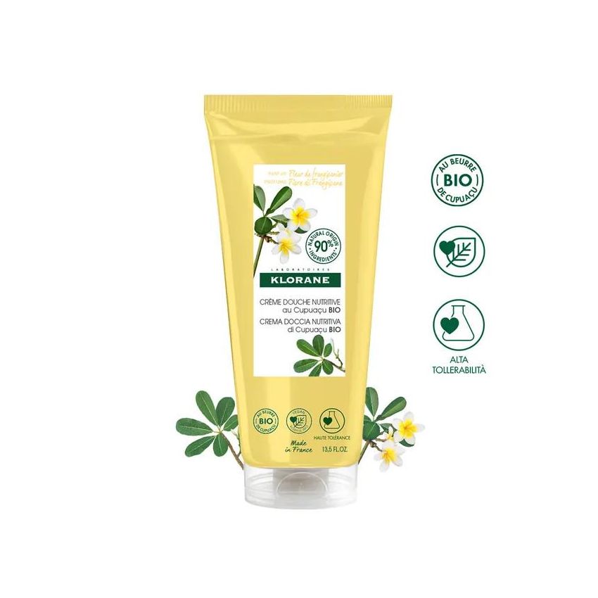 Klorane Crema Doccia al Fiore di Frangipane - 75ml