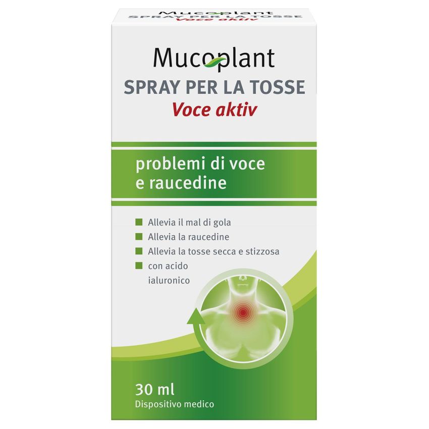 Dr Theiss Aktiv Mucoplant Spray per Tosse e Voce - 30ml