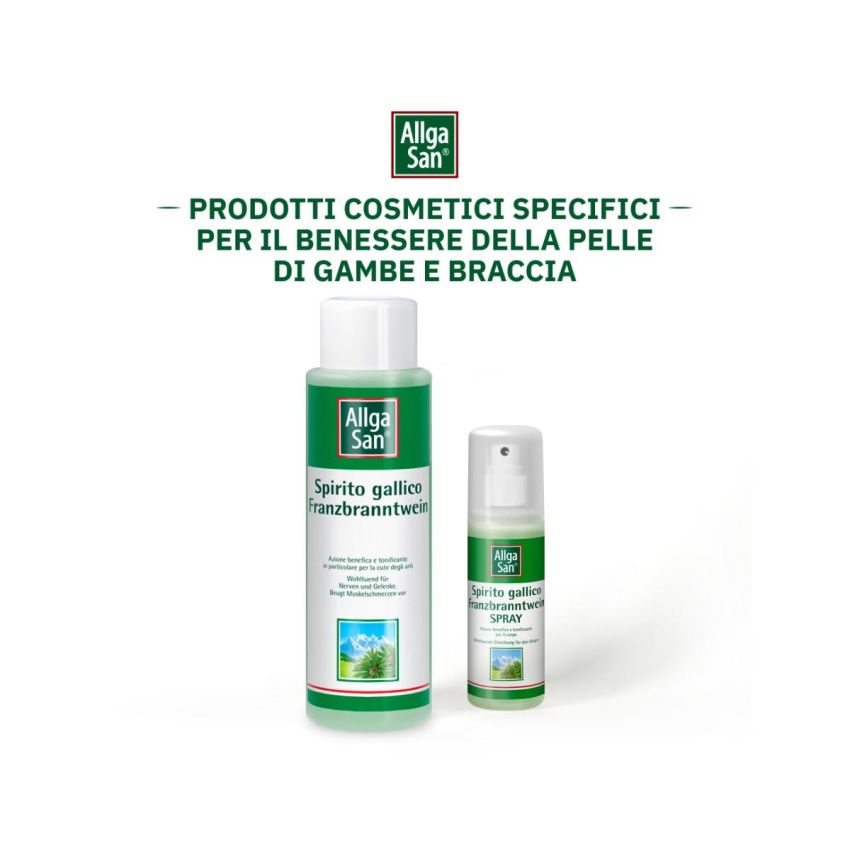 AllgaSan Gallica Spirit Spray Rilassante per Corpo e Schiena, 100ml